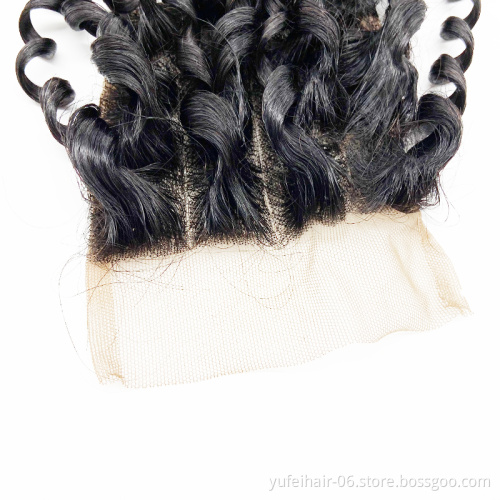 Hot Sale Double Drawn Raw Virgin Fumi Pixie Curls Hair,10A Grade Indian Remy Human Hair In Nigeria